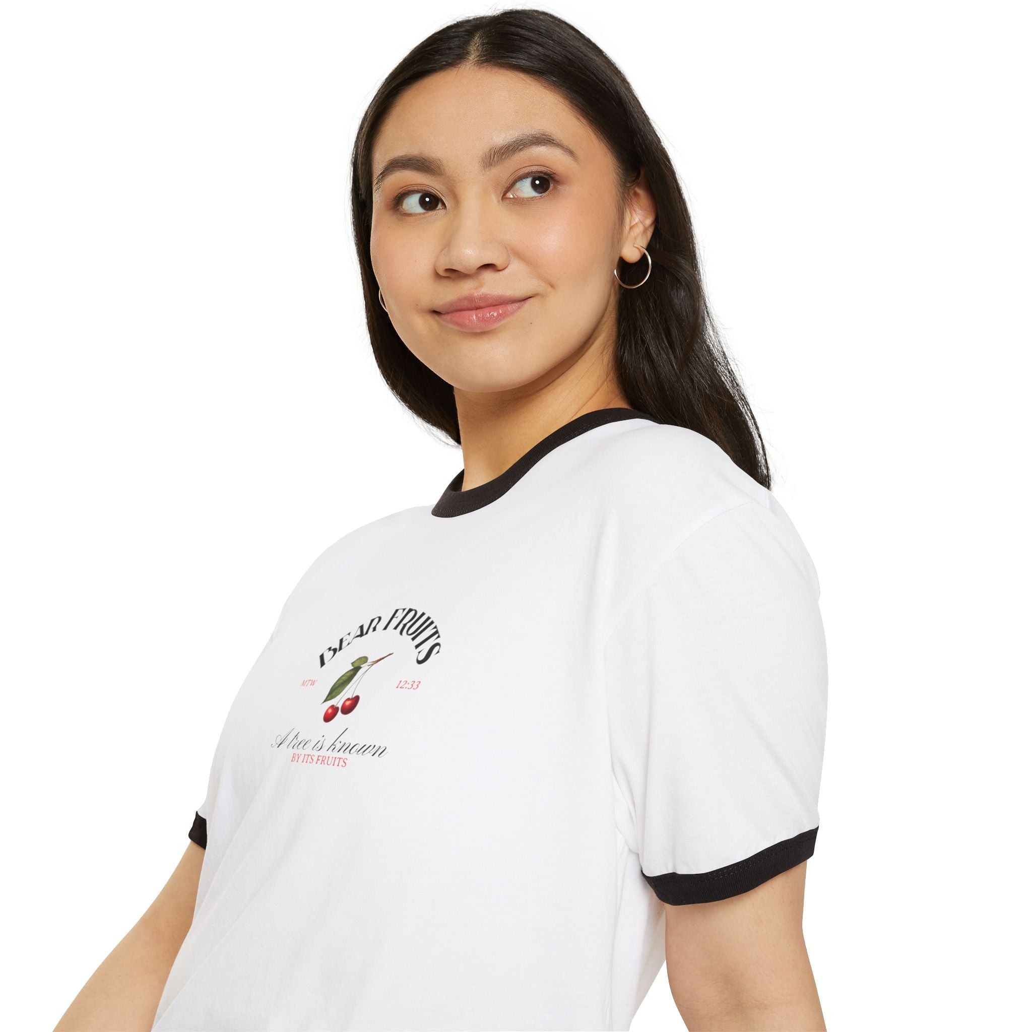 Ringer T-Shirt Bear Fruits Matthew 12:33