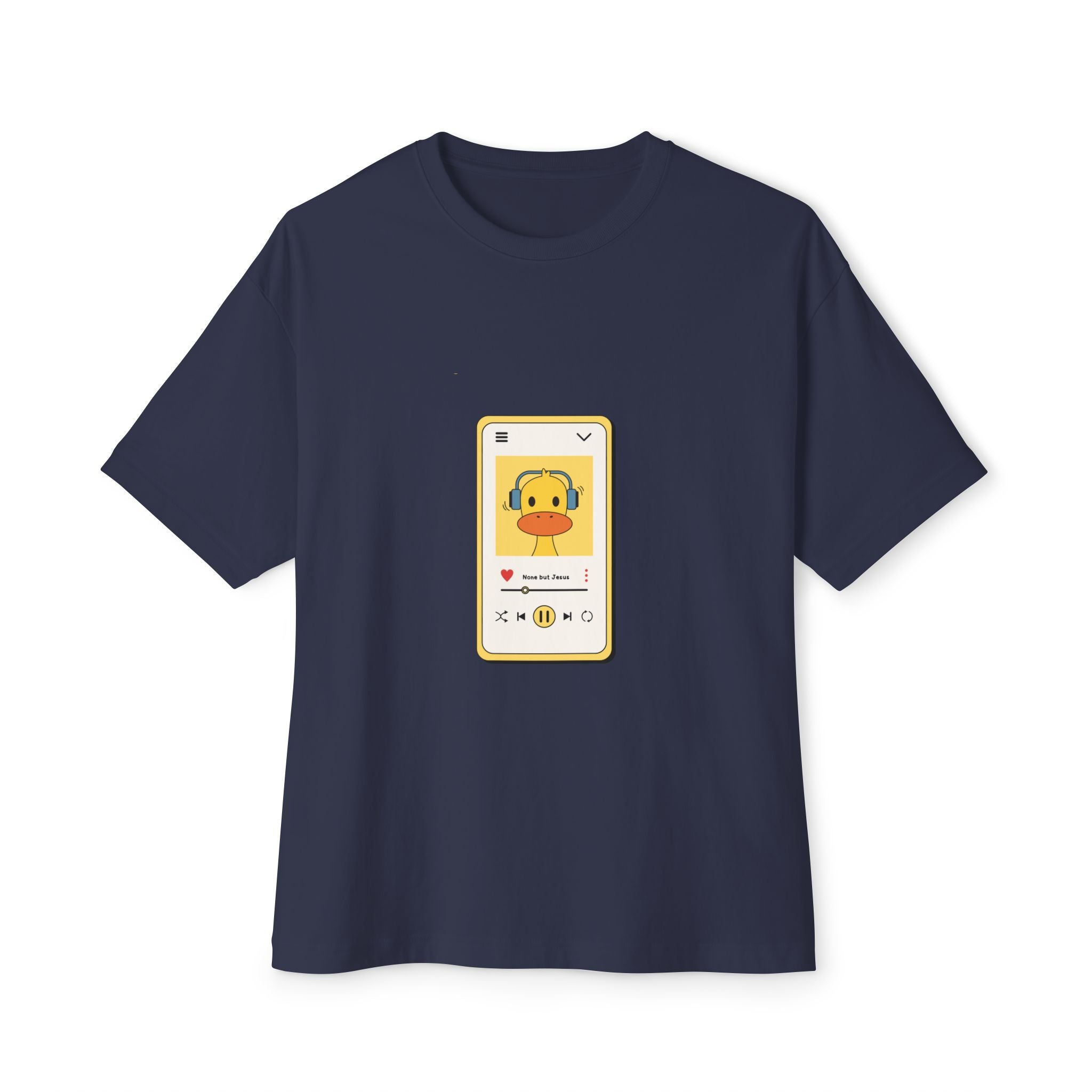 None But Jesus Unisex Oversized Boxy Tee