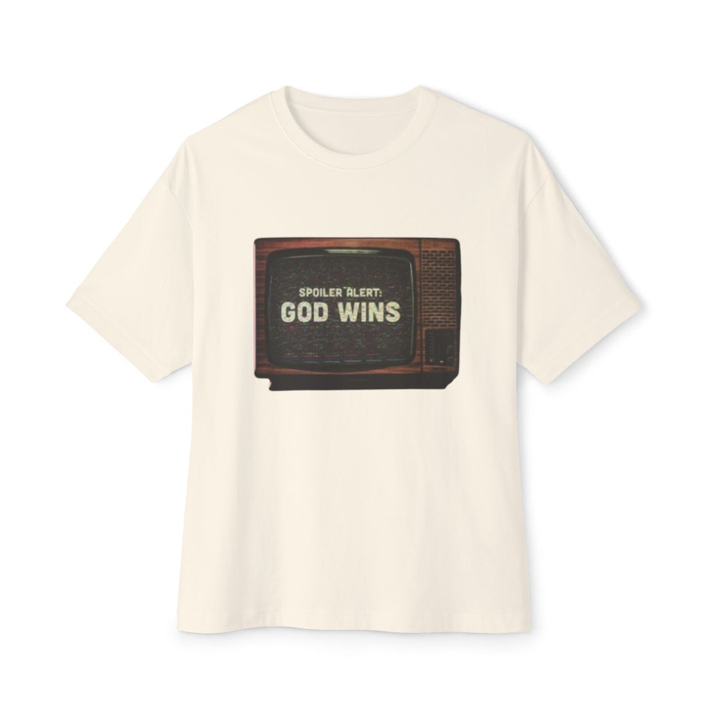 Spoiler Alert :God Wins Unisex  Christian T-Shirt