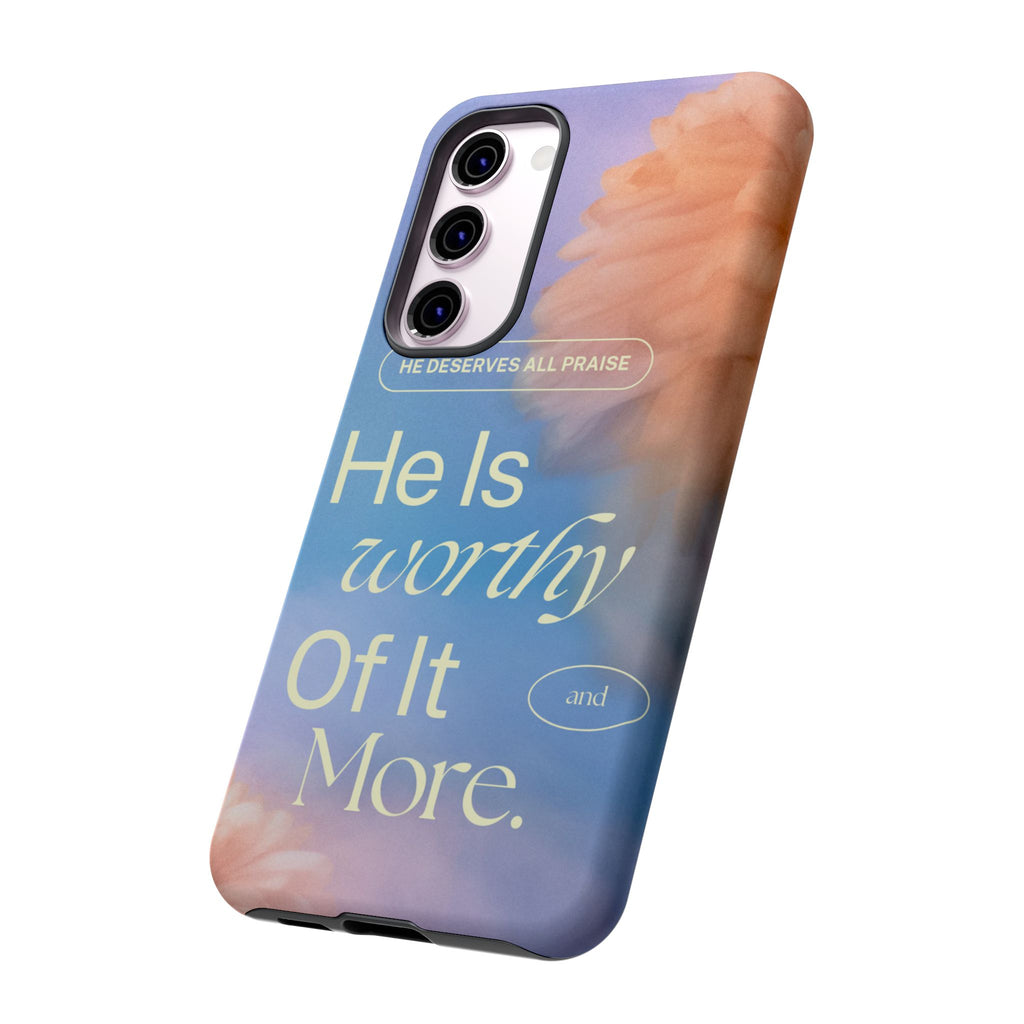 He Desrves Christian Apparel Tough Cases