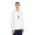 Christmas Snowman Crewneck Sweatshirt — 'Believe in the Son' Holiday Sweater