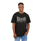 Men's Acid Wash Tee - 'Heaven Home' Oversized Style