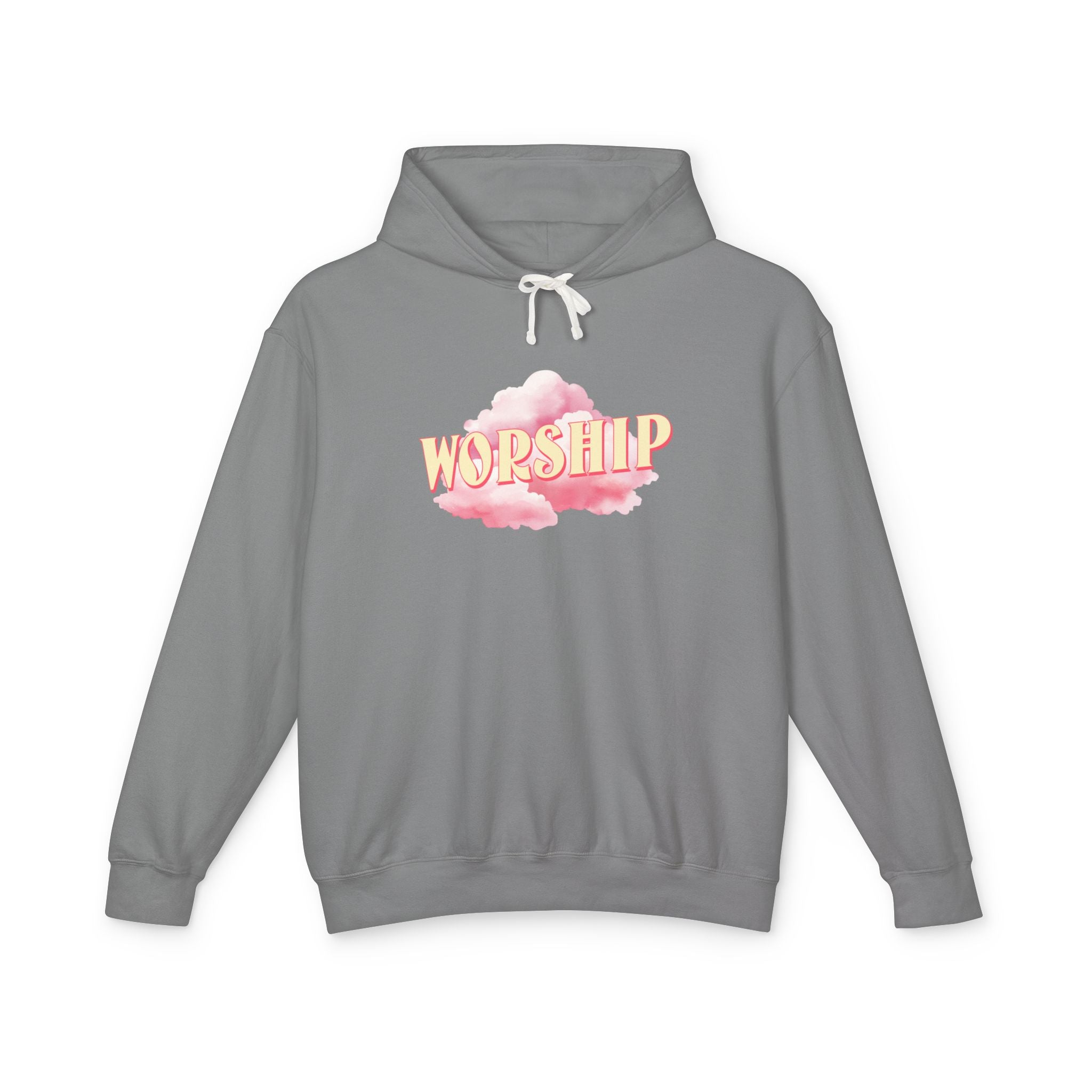Christian Worship Hoodie - Unisex Lightweight Sweatshirt