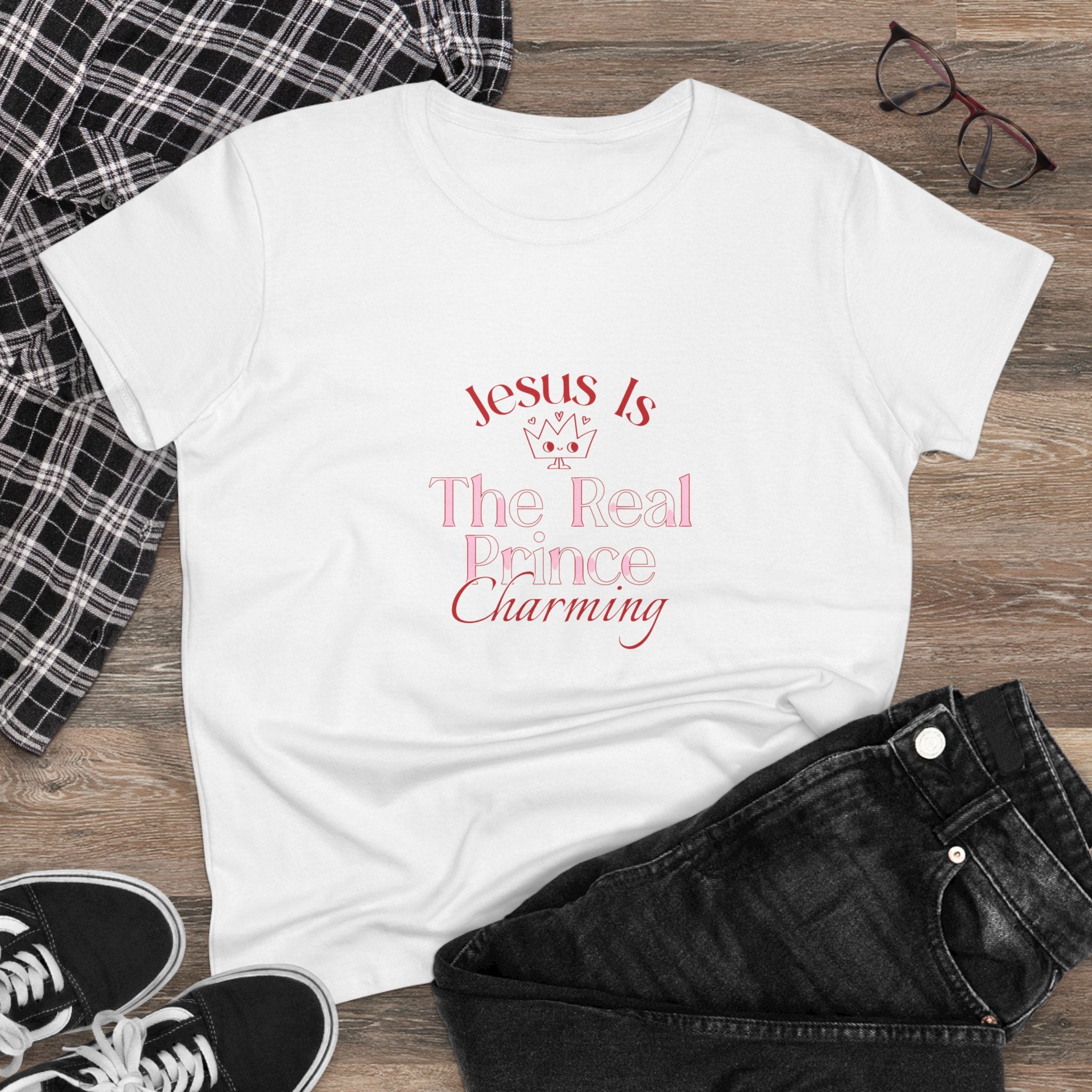 Christian Women's Tee - Jesus is the real prince charming Tshirt