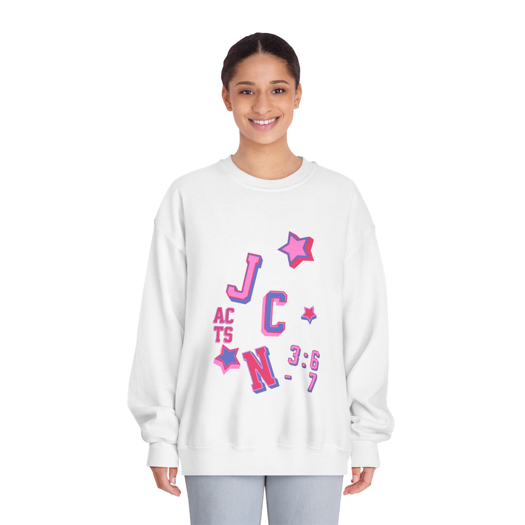 Inspirational Crewneck Sweatshirt - Acts 3:6-7 - Unisex Casual Wear