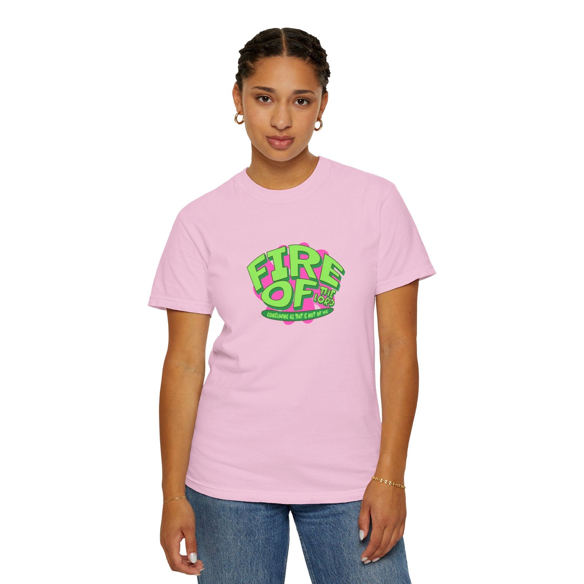Unisex Fire of The LordT-Shirt - Colorful Retro Graphic Tee