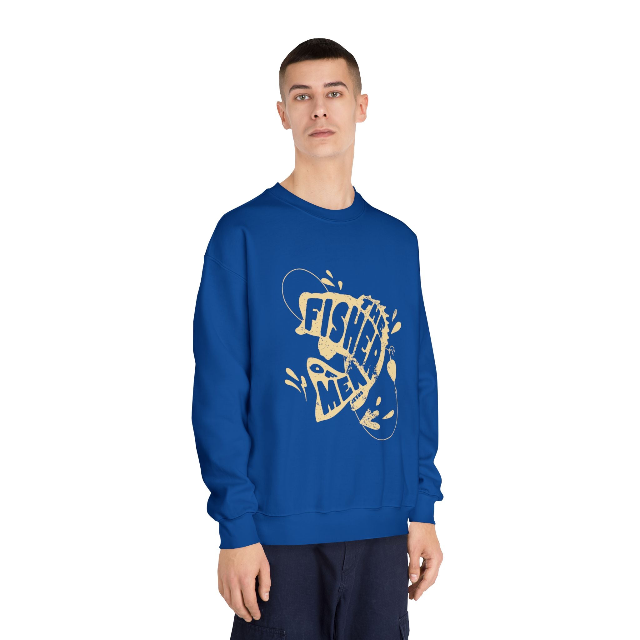 Fisherman Crewneck Sweatshirt - Unisex Durable Comfort
