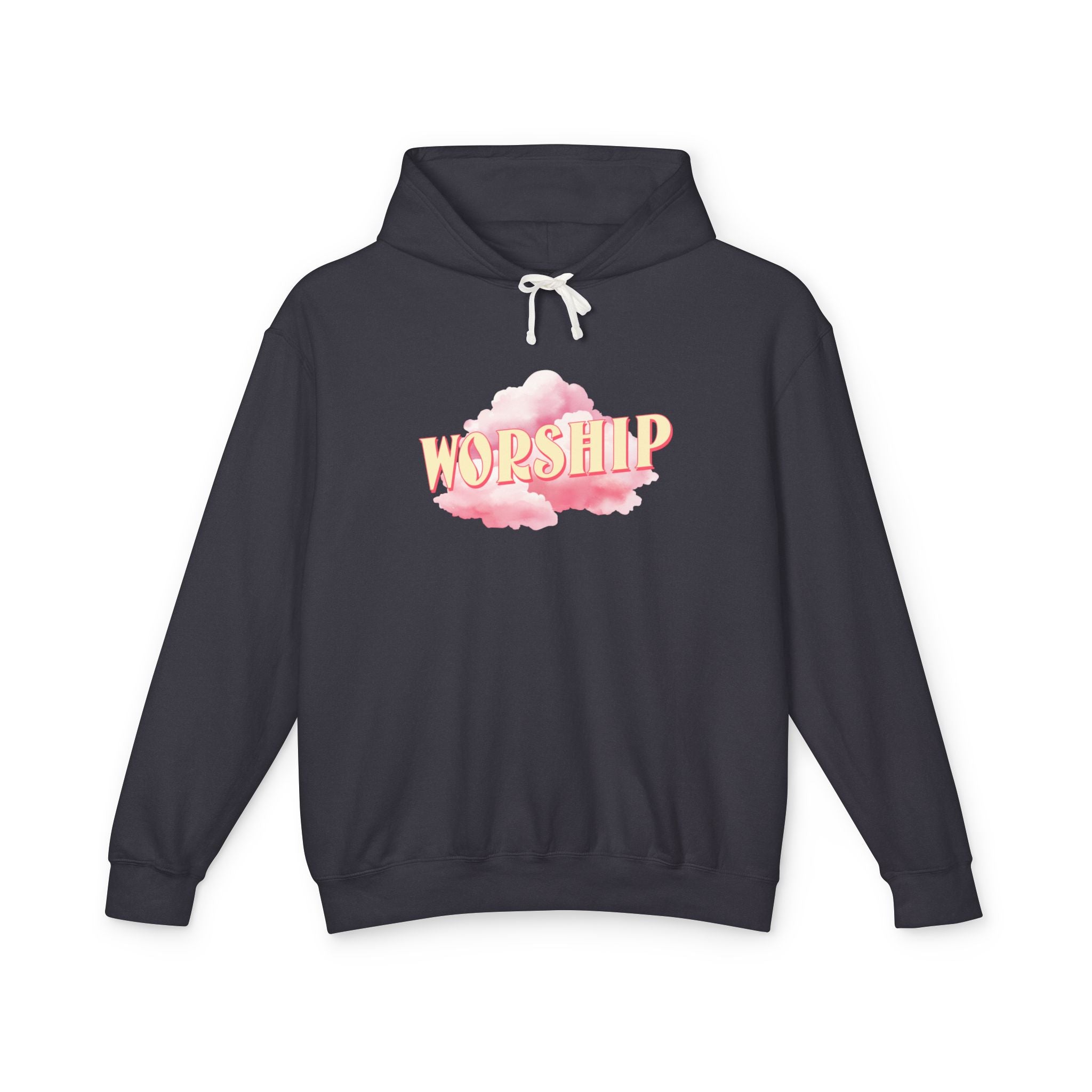 Christian Worship Hoodie - Unisex Lightweight Sweatshirt