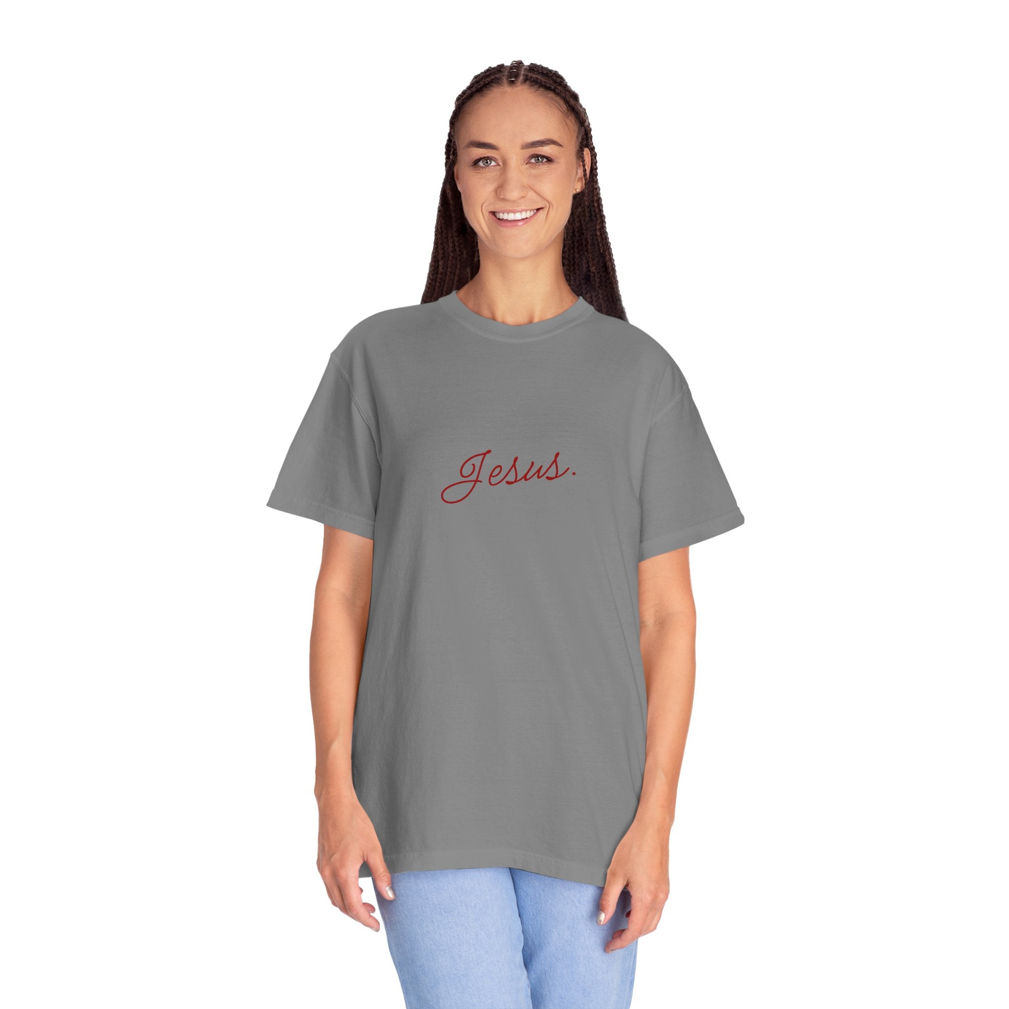 Jesus Script T-Shirt — Minimal Faith Tee