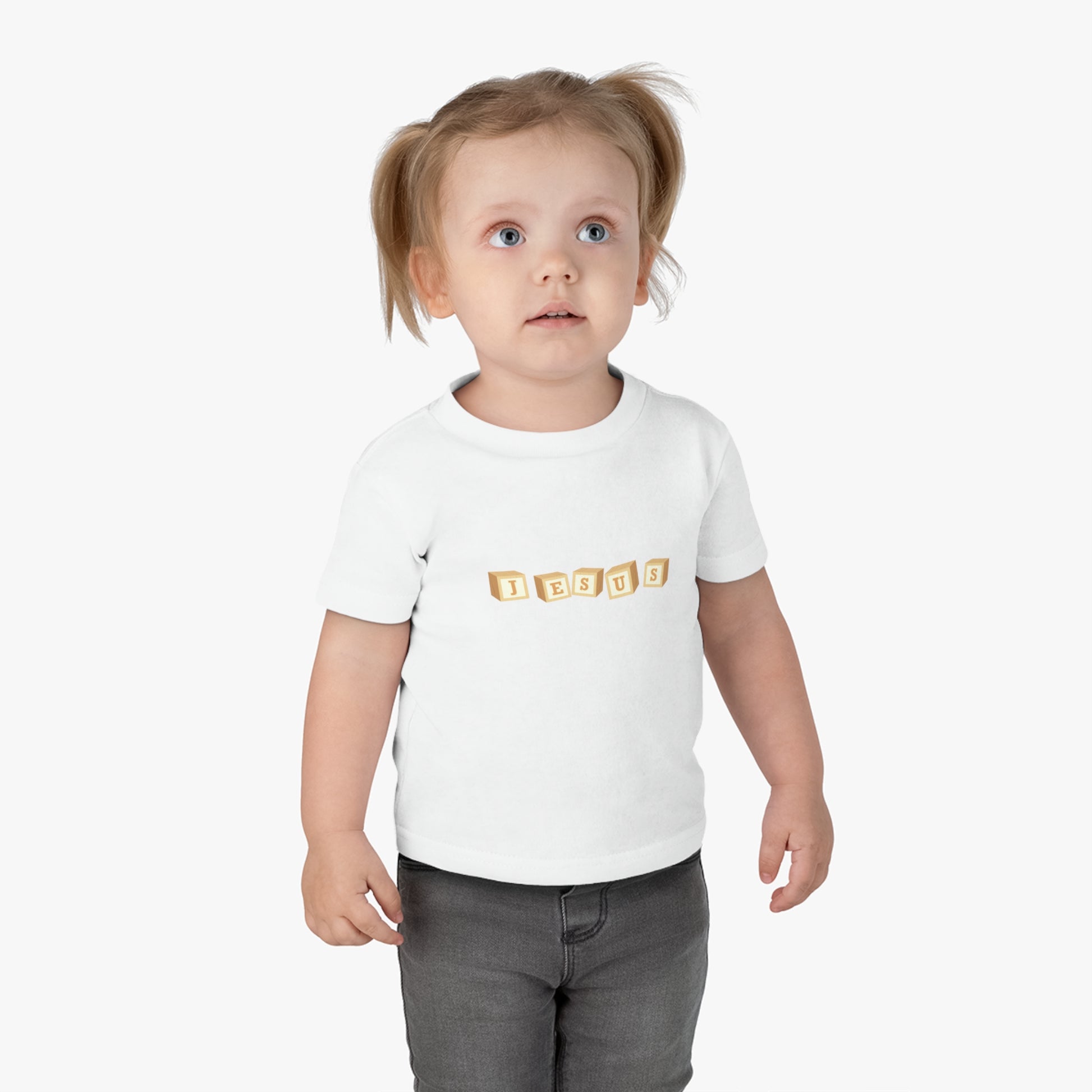 Jesus Baby Tee, Infant T-Shirt, Christian Baby Clothing, Baptism Gift, Cute Toddler Top