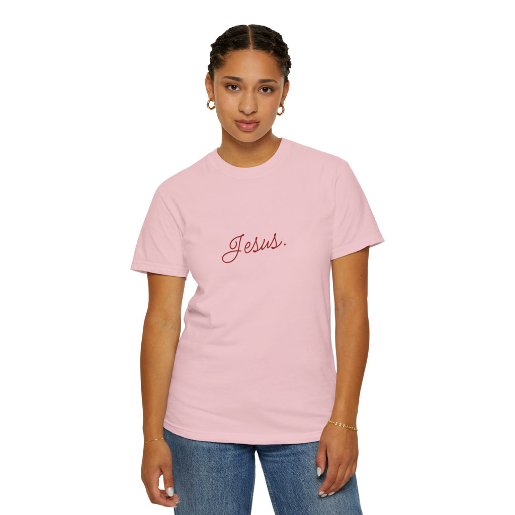 Jesus Script T-Shirt — Minimal Faith Tee