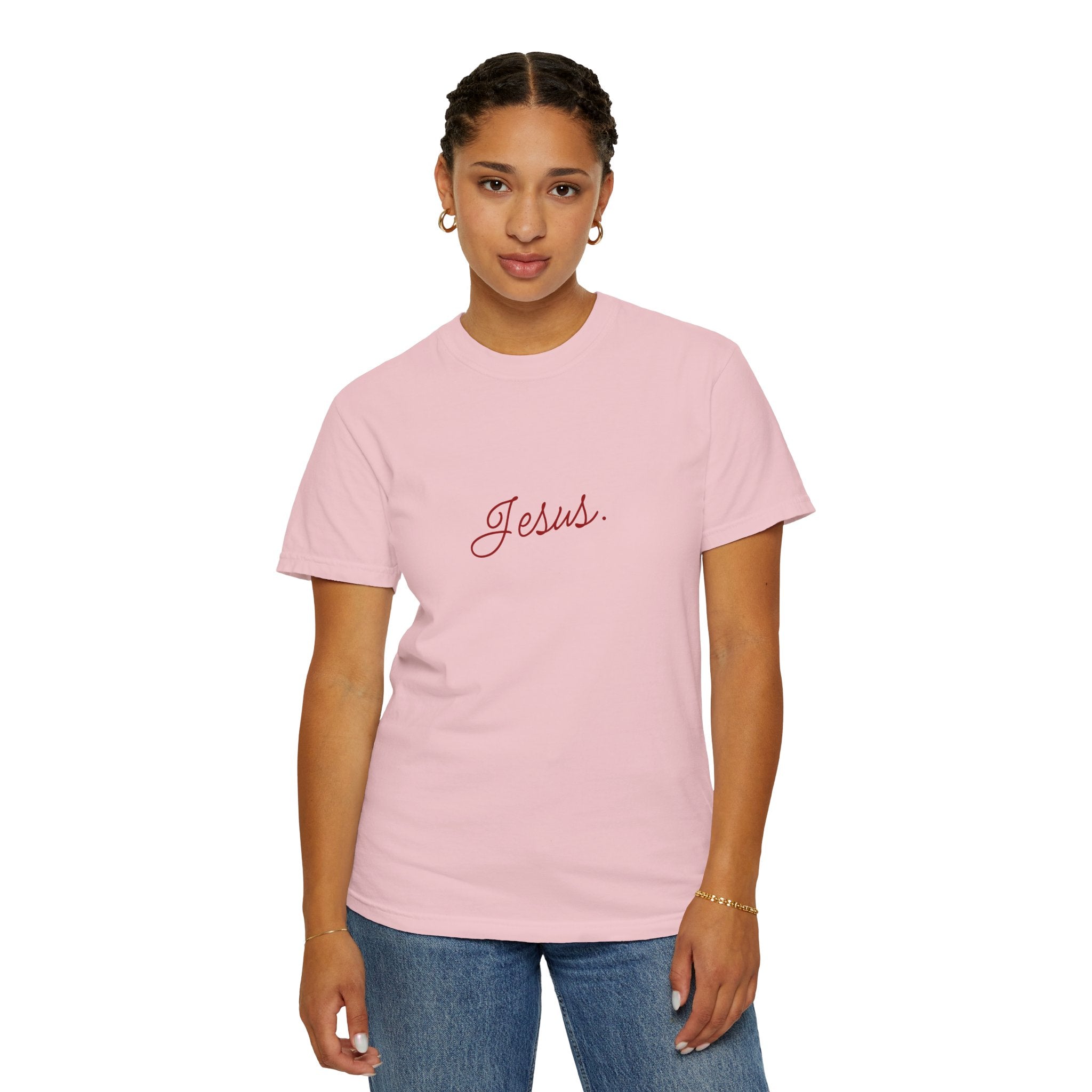 Jesus Script T-Shirt — Minimal Faith Tee