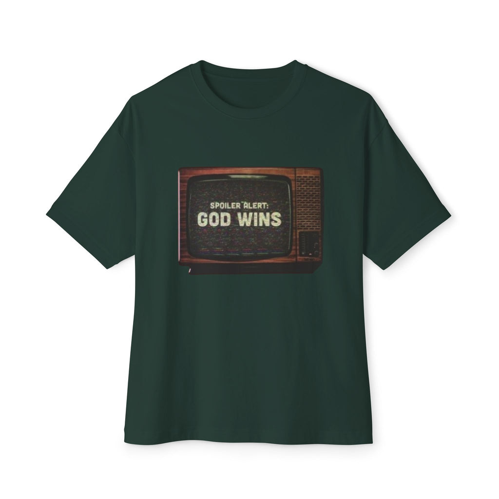 Spoiler Alert :God Wins Unisex  Christian T-Shirt