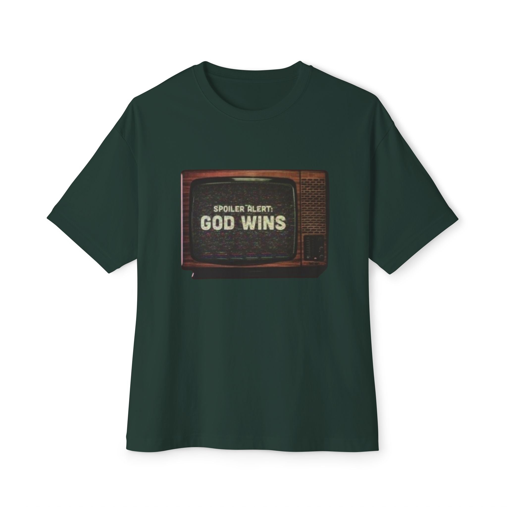Spoiler Alert :God Wins Unisex  Christian T-Shirt