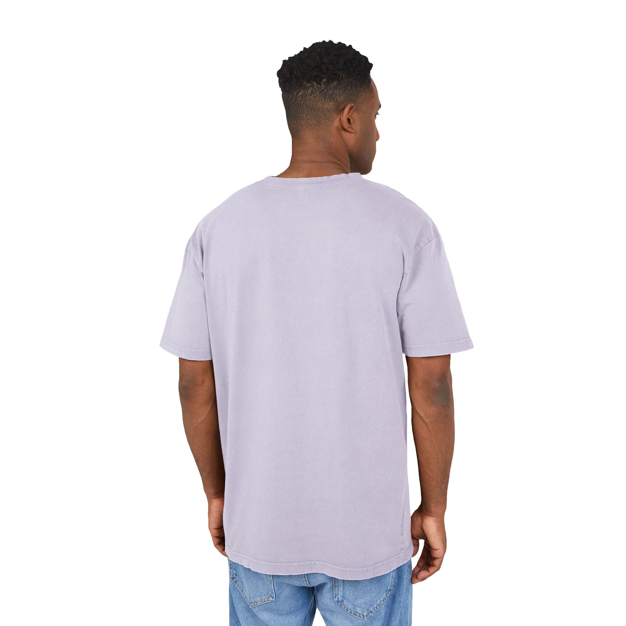 Men's Acid Wash Tee - 'Heaven Home' Oversized Style
