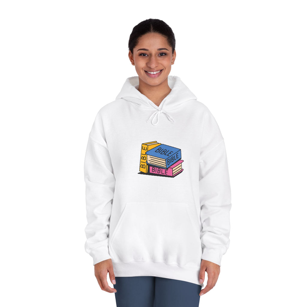 Cozy Bible Bookstack Unisex Hoodie