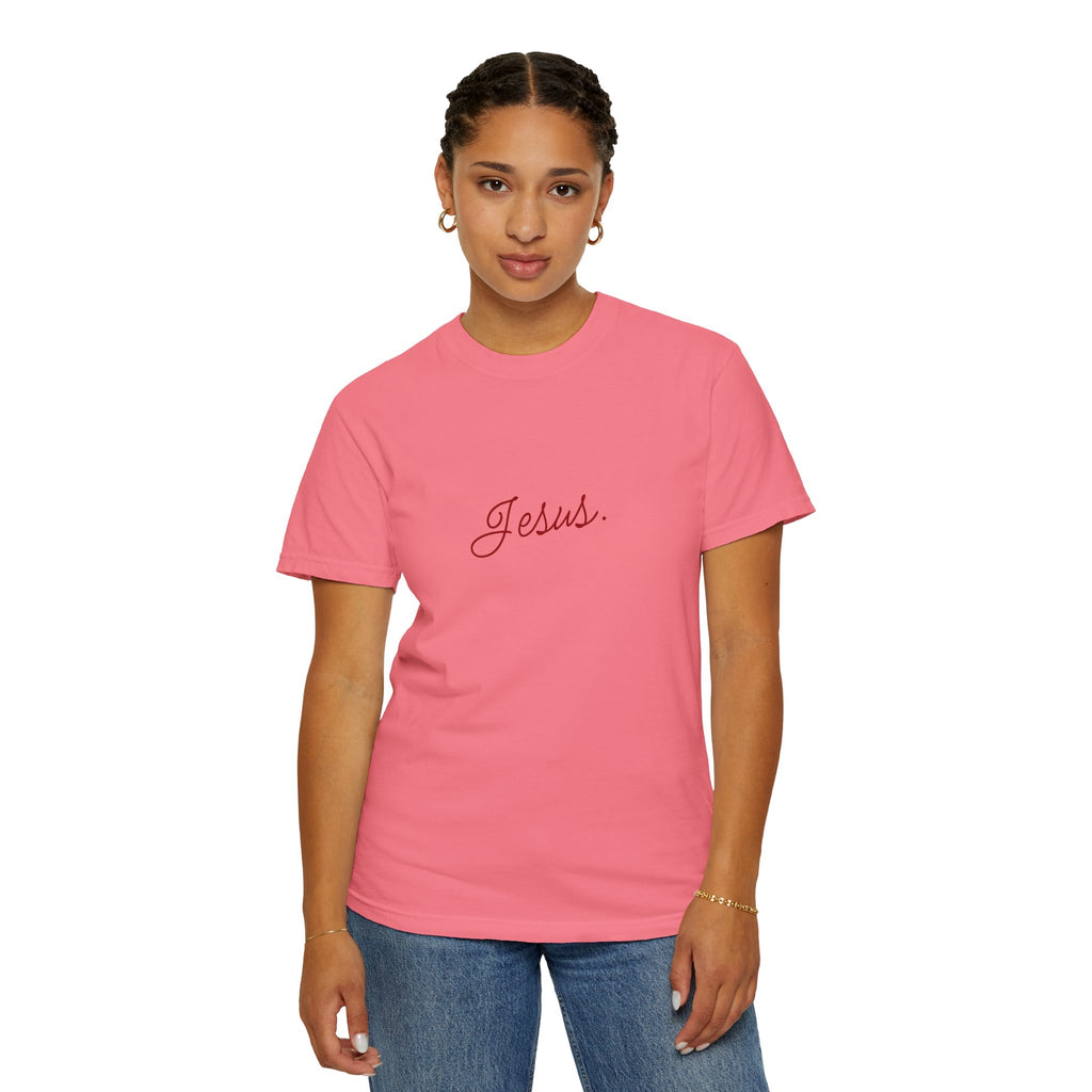 Jesus Script T-Shirt — Minimal Faith Tee