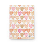Heart Pattern Hardcover Journal — ‘Dearest Jesus’ Watercolor Notebook , Christian Gifts & Daily Notes