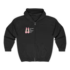 My Steps Are Ordered By The Lord  Zip-Up Hoodie for Comfortable Faith Expression, Christian Apparel, Inspirational Gift, Cozy Layering, Spiritual Wear