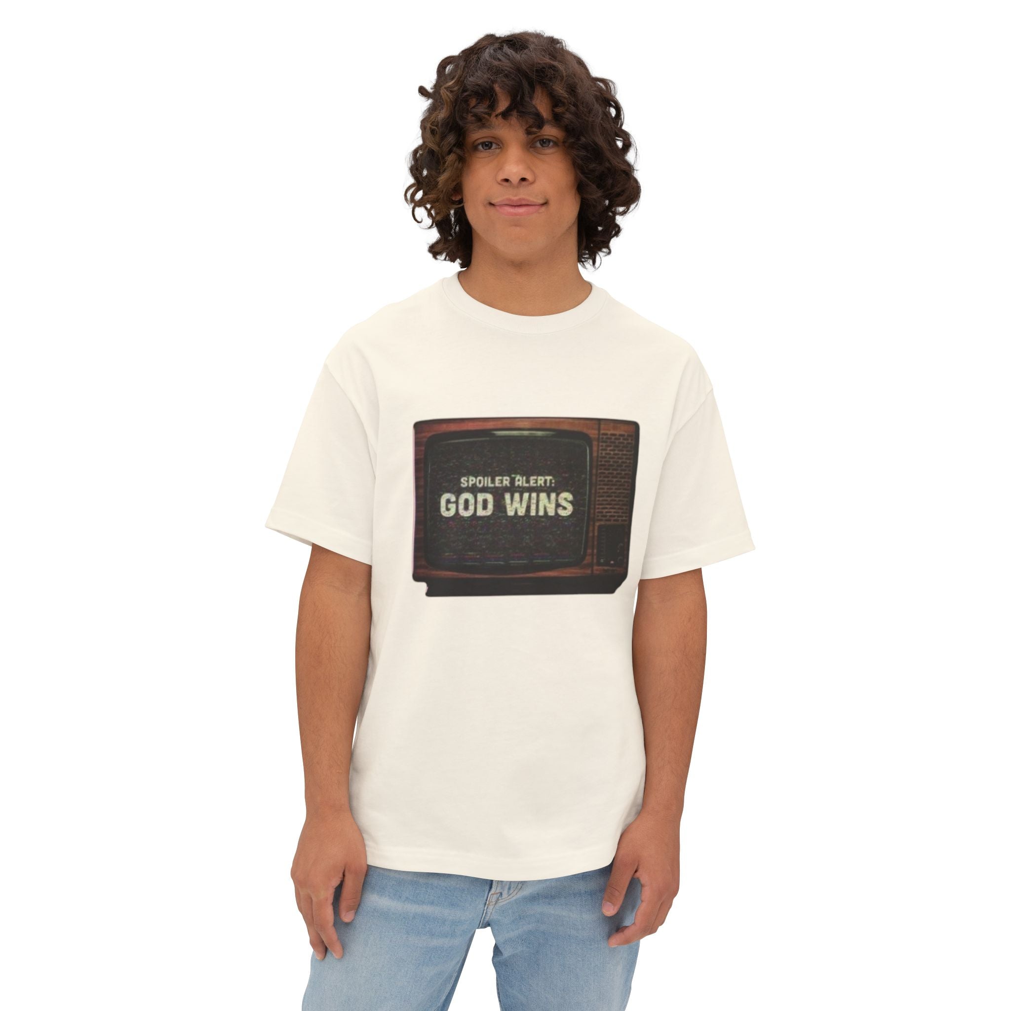 Spoiler Alert :God Wins Unisex  Christian T-Shirt