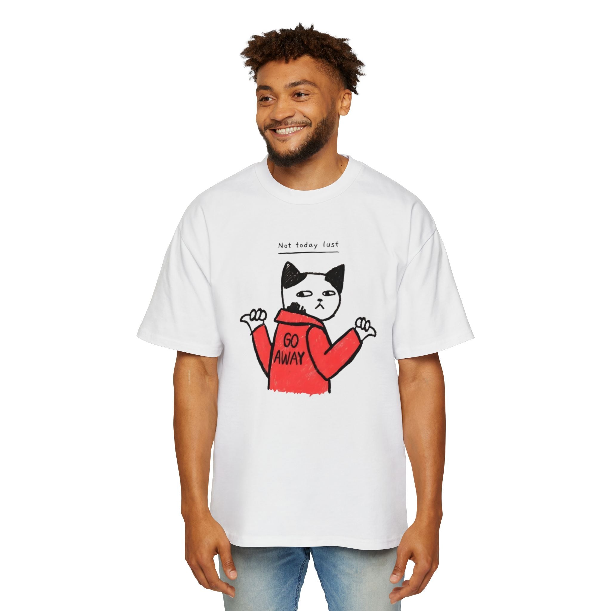 Christian Men's Tee - Not Today Lust Design