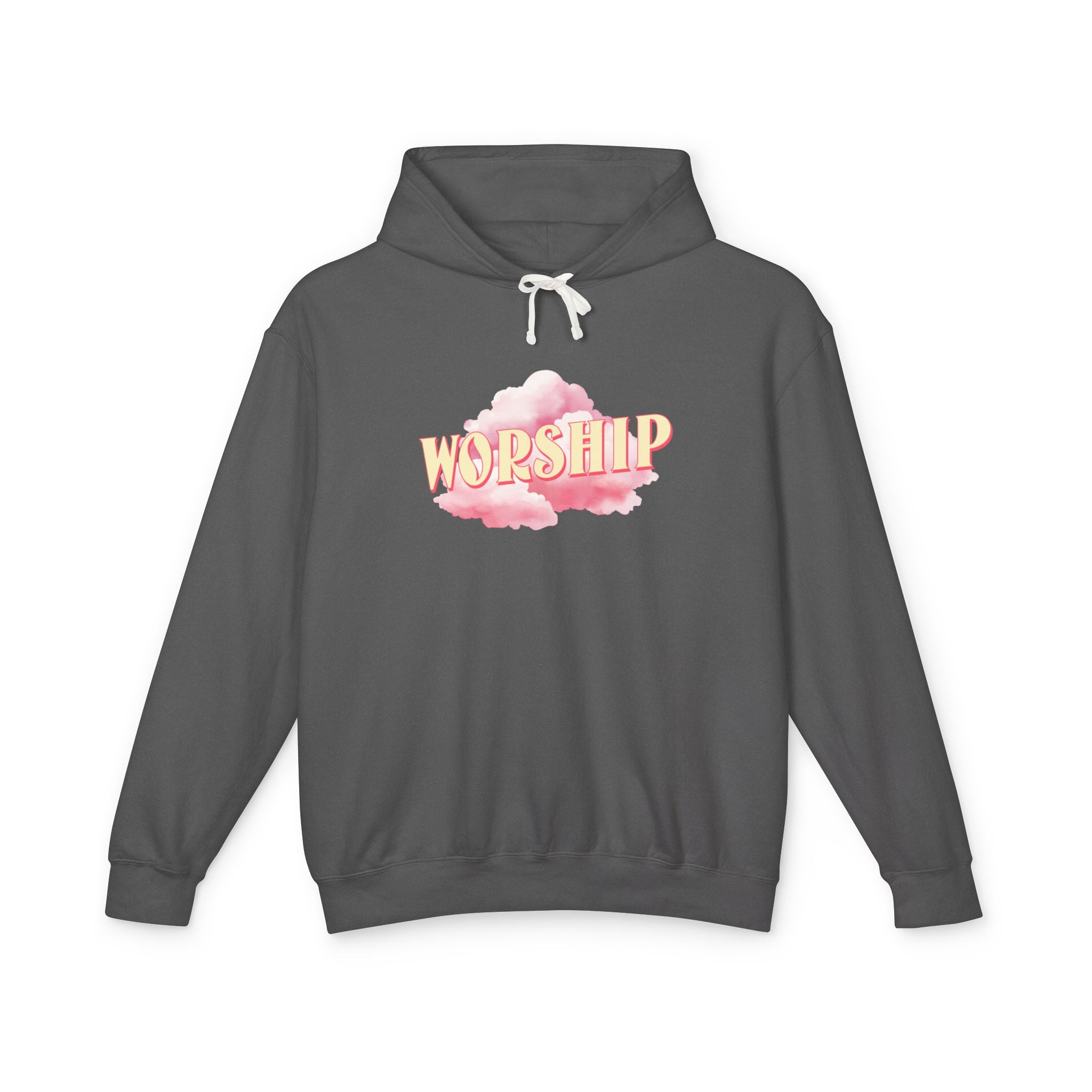 Christian Worship Hoodie - Unisex Lightweight Sweatshirt