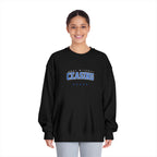 Crewneck Sweatshirt — 'Pray Without Ceasing ' Christian Retro Block Letter Graphic