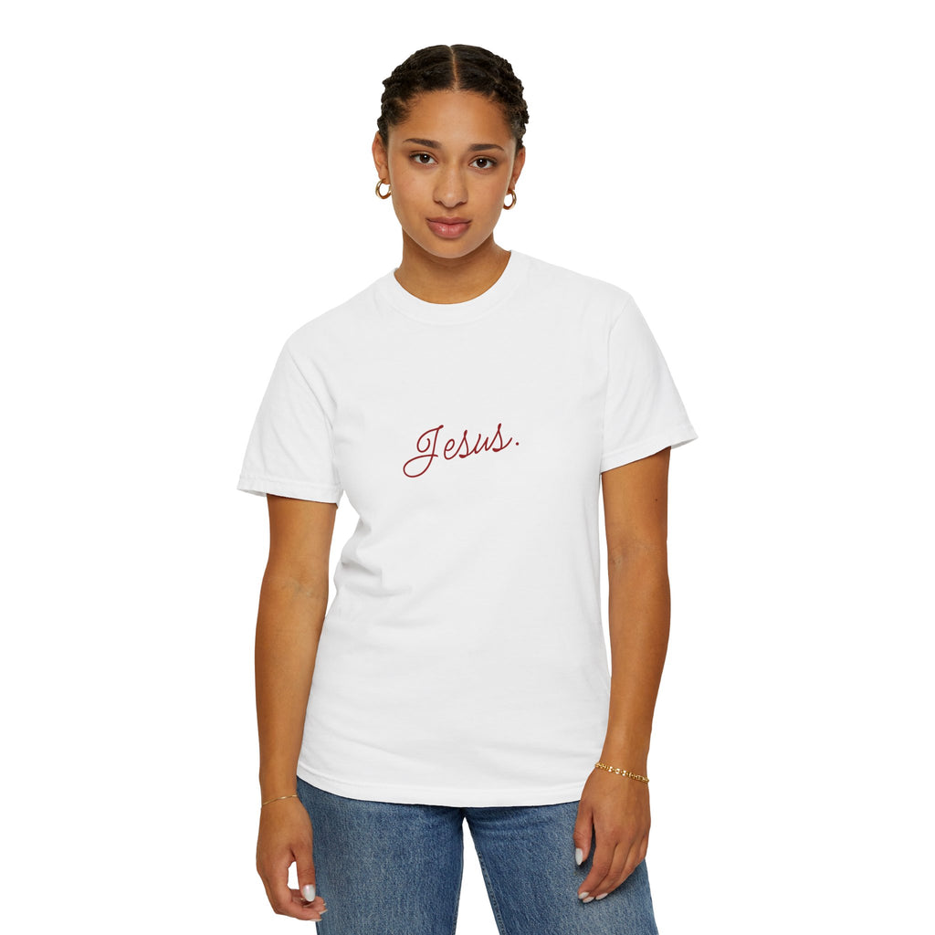 Jesus Script T-Shirt — Minimal Faith Tee