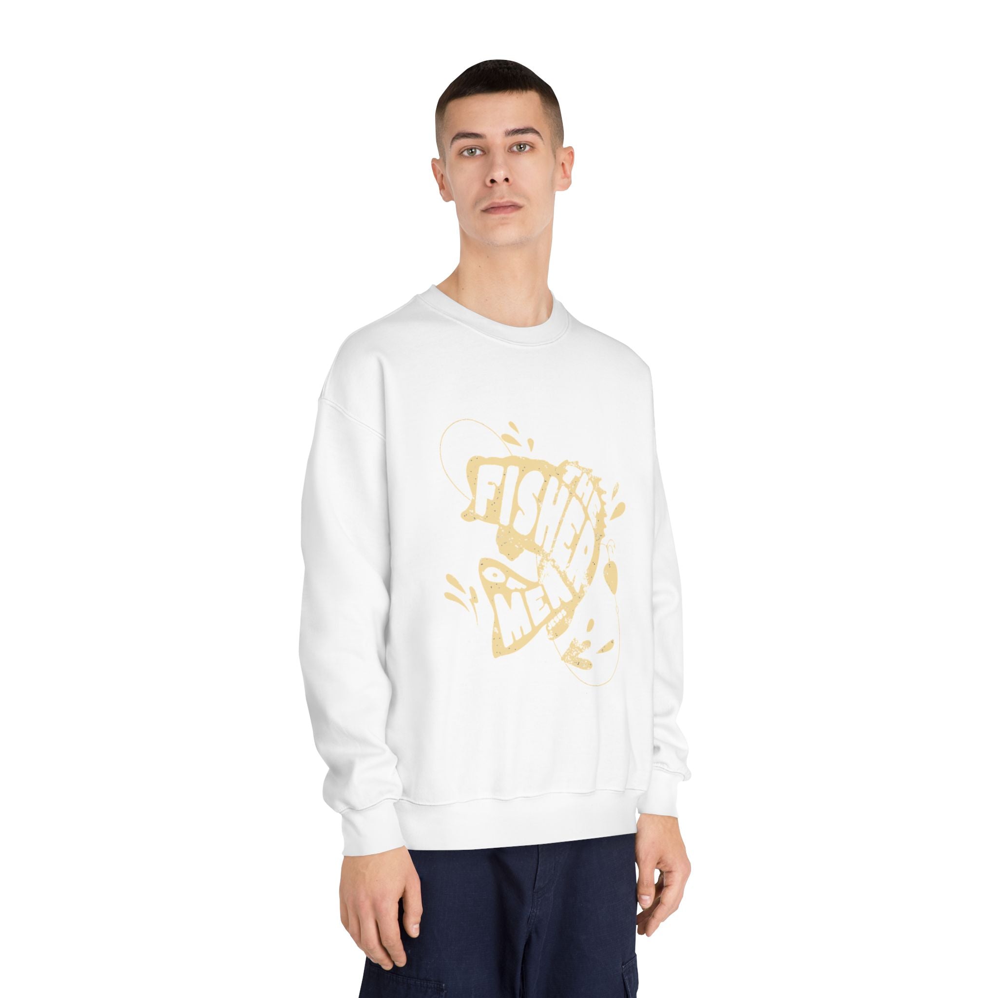 Fisher Of Man Crewneck Sweatshirt - Unisex Durable Comfort
