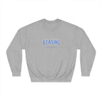 Crewneck Sweatshirt — 'Pray Without Ceasing ' Christian Retro Block Letter Graphic