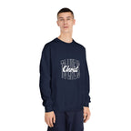 Unisex Crewneck Sweatshirt - 'To Live is Christ' Inspirational Apparel