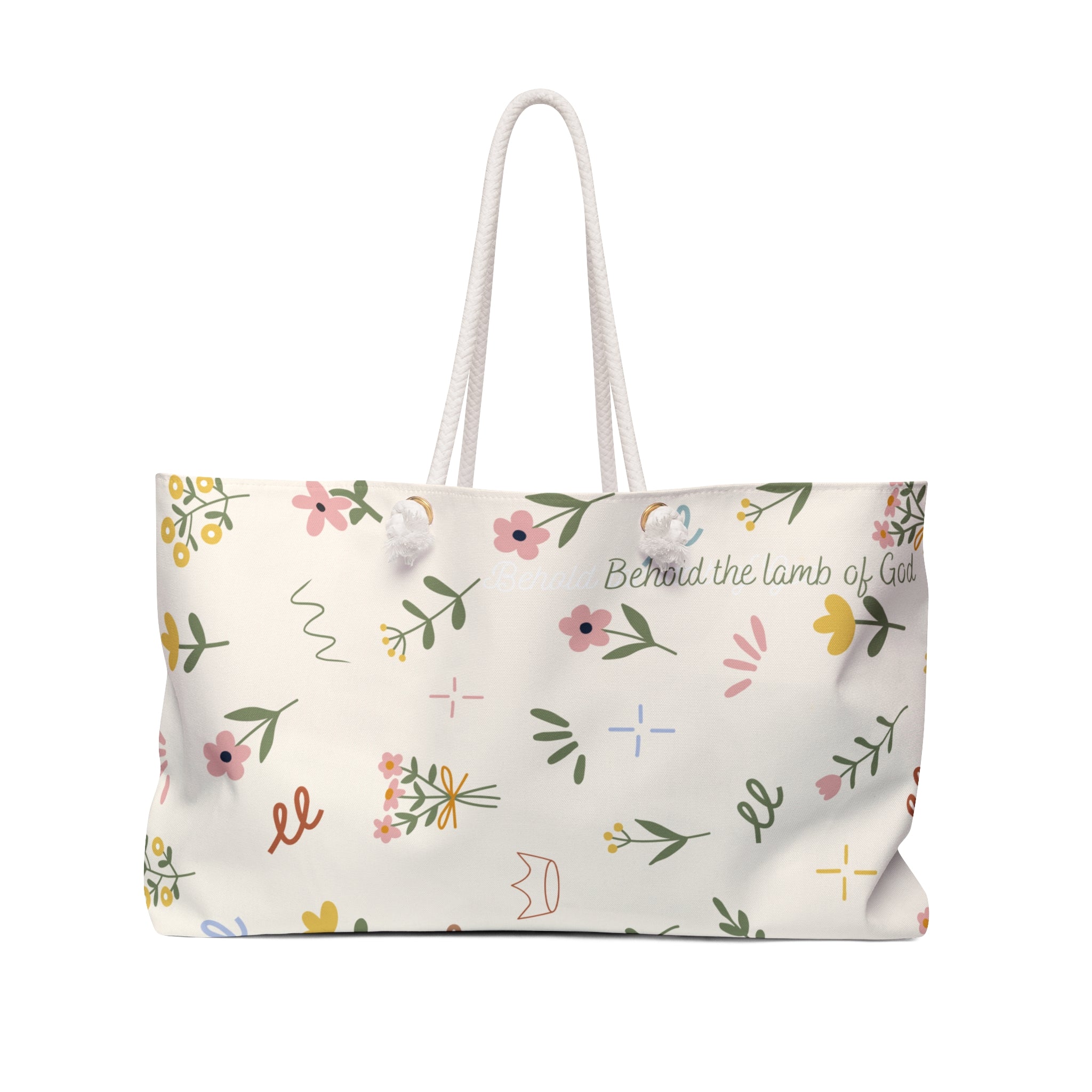 Behold The Lanb Of  God Weekender Bag