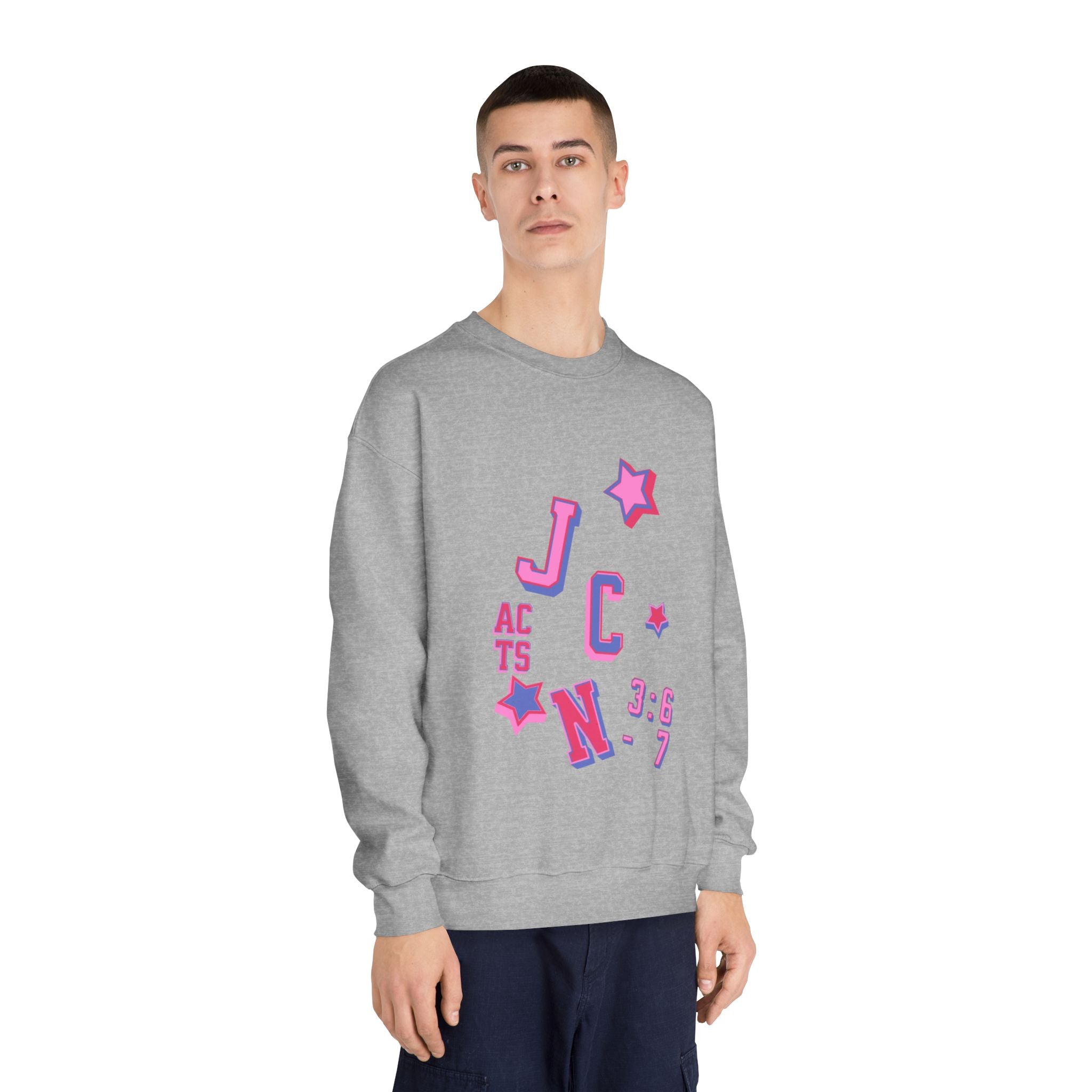 Inspirational Crewneck Sweatshirt - Acts 3:6-7 - Unisex Casual Wear