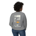I am Who He Says Unisex Lightweight Crewneck Sweatshirt