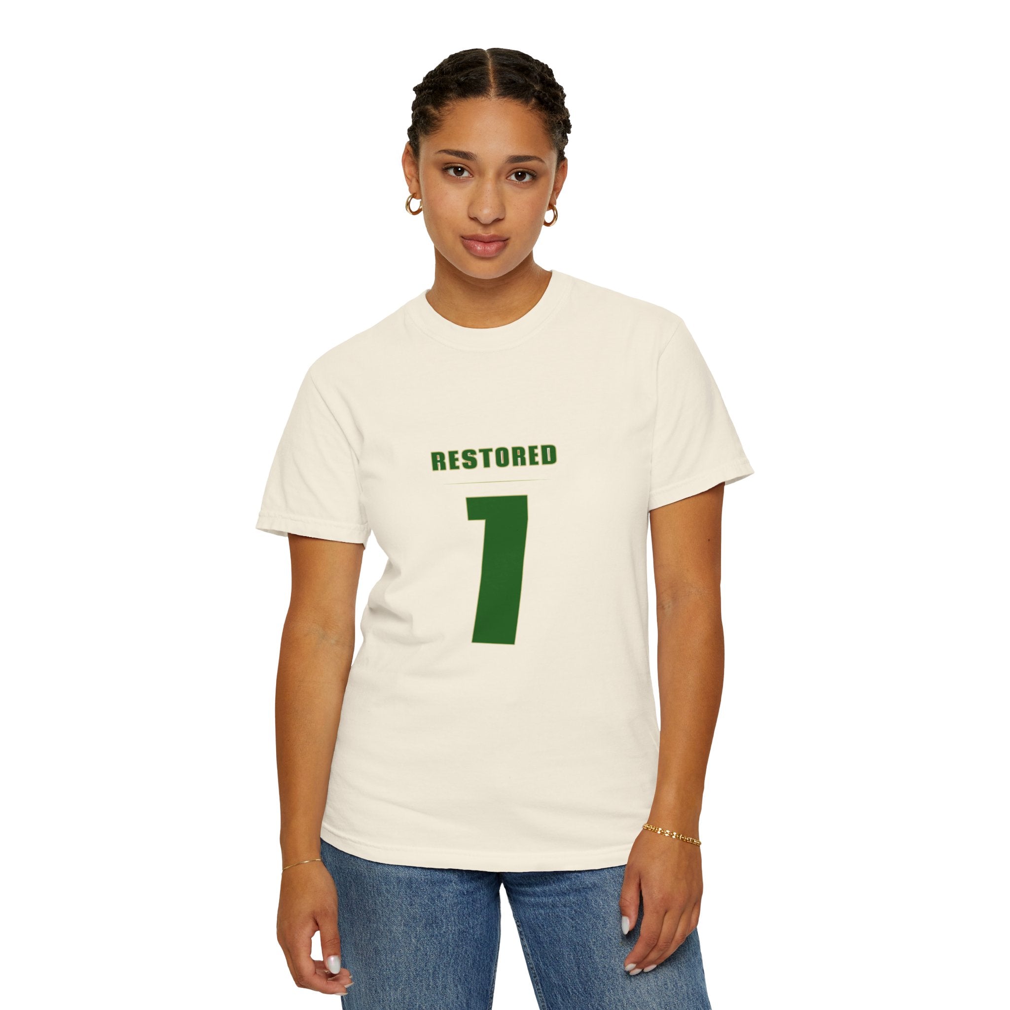 Restored 1 T-Shirt — Athletic Vintage Jersey Style Tee