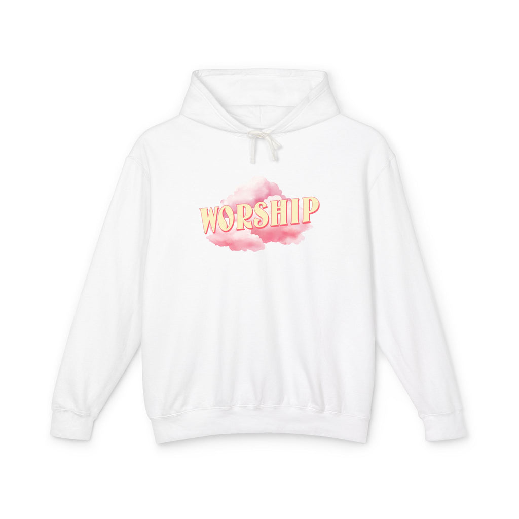 Christian Worship Hoodie - Unisex Lightweight Sweatshirt