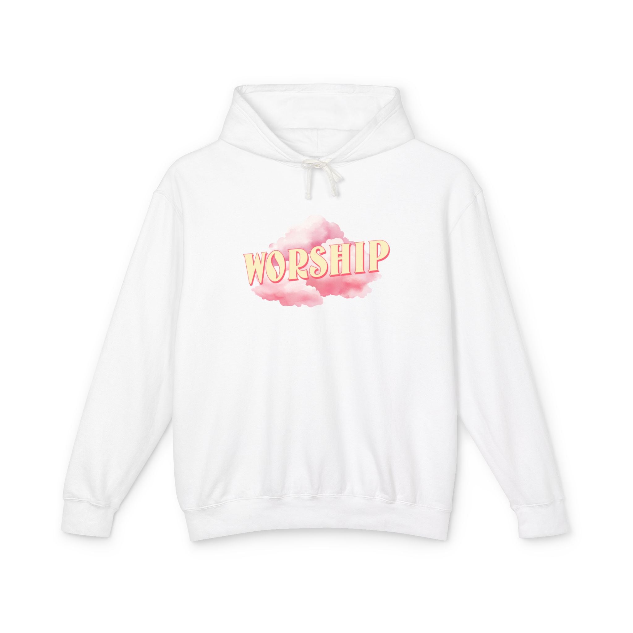 Christian Worship Hoodie - Unisex Lightweight Sweatshirt