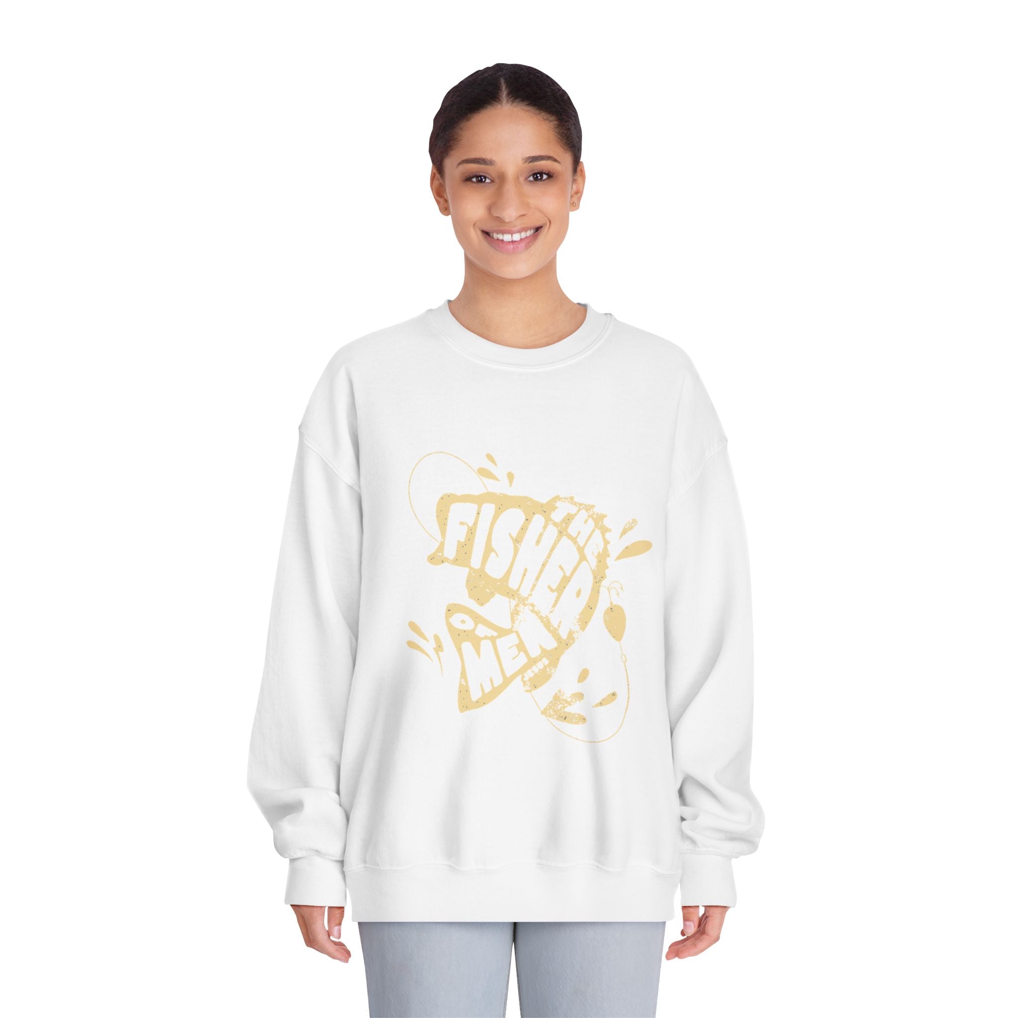 Fisher Of Man Crewneck Sweatshirt - Unisex Durable Comfort