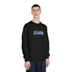 Crewneck Sweatshirt — 'Pray Without Ceasing ' Christian Retro Block Letter Graphic