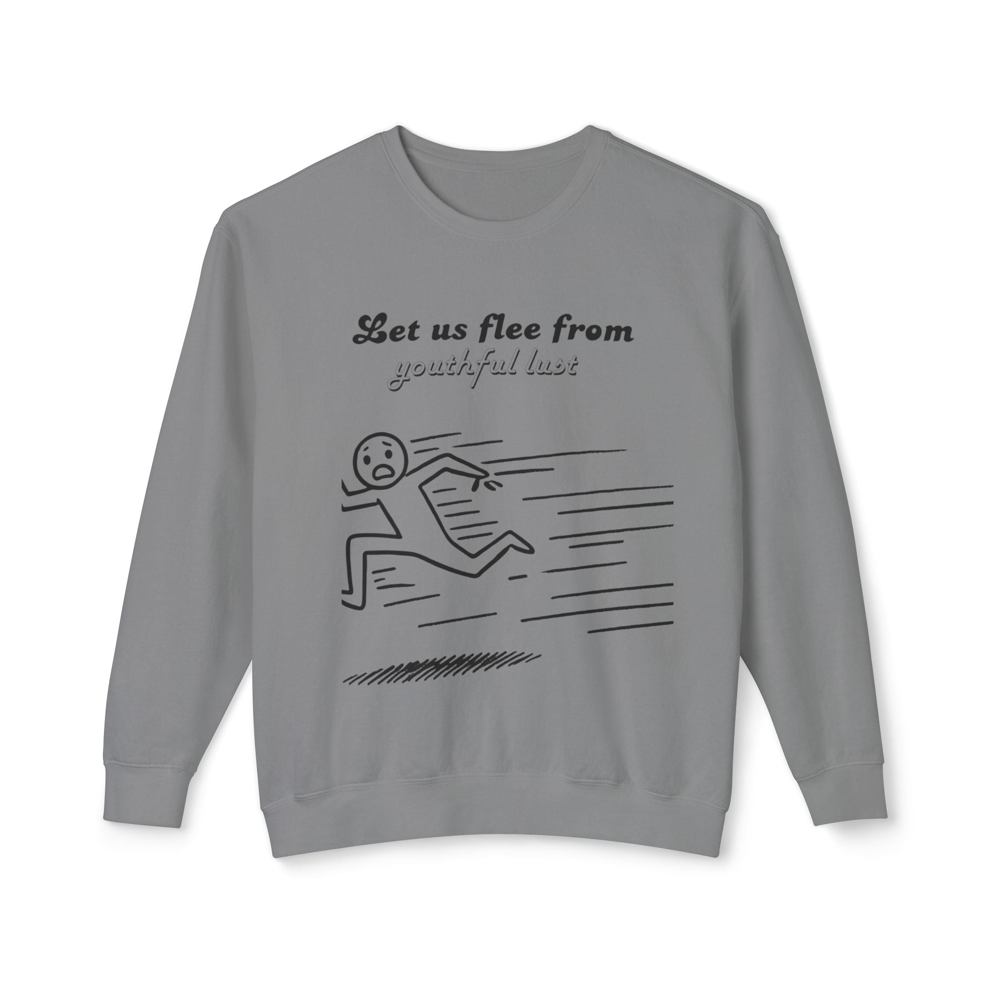 Flee From Youthful lust Unisex Lightweight Crewneck Sweatshirt