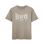 Men's Acid Wash Tee - 'Heaven Home' Oversized Style
